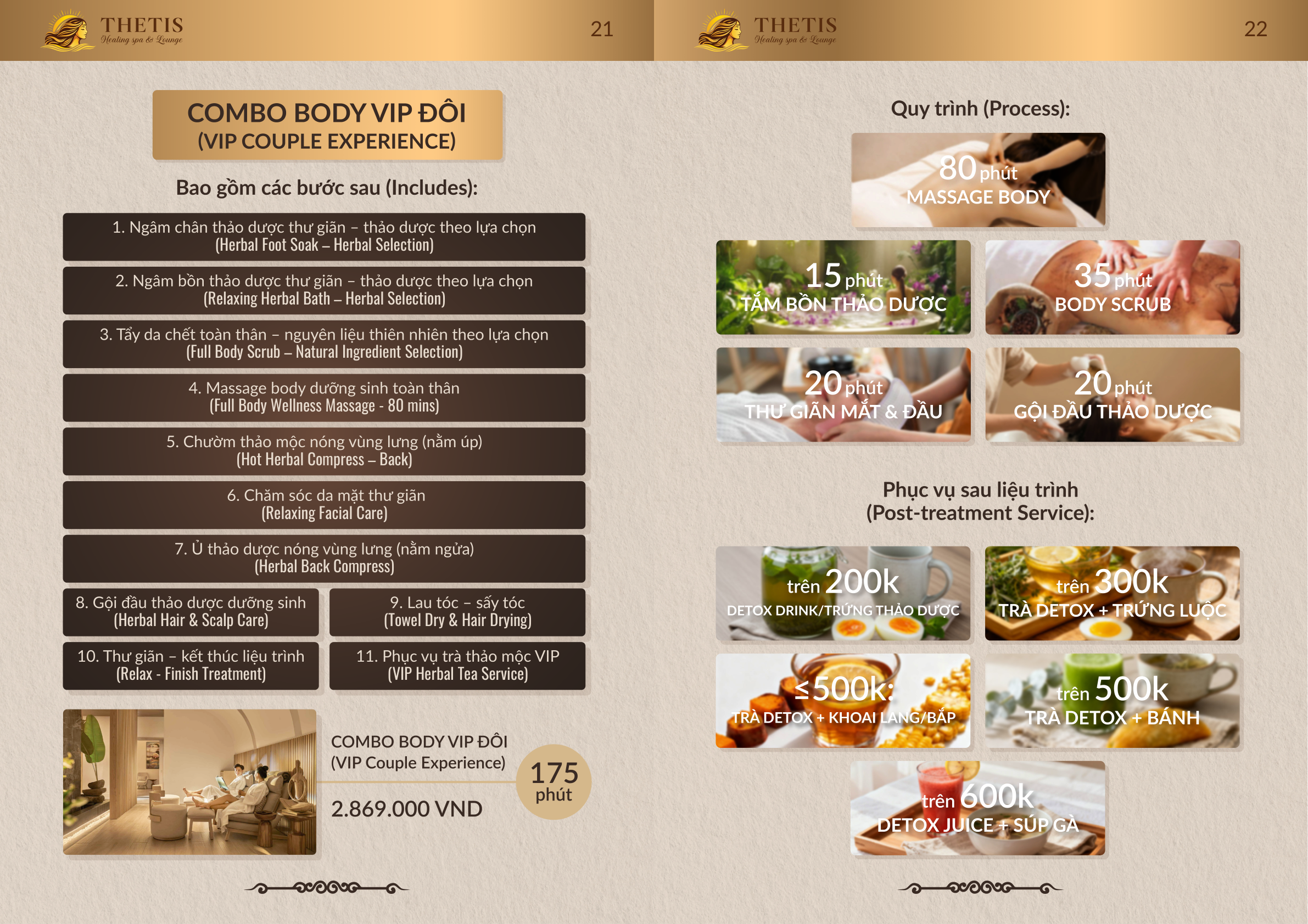 Liệu trình VIP menu image